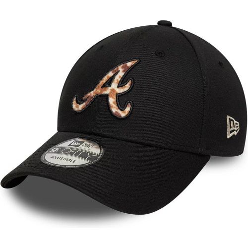 Casquette 9FORTY Adjustable Atlanta Braves Animal Print Noir unisex - New Era Cap - Modalova