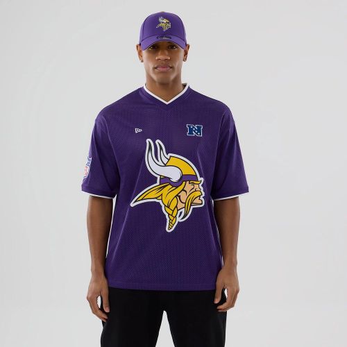 T-shirt Oversize en Mesh Minnesota Vikings NFL Violet unisex - New Era Cap - Modalova