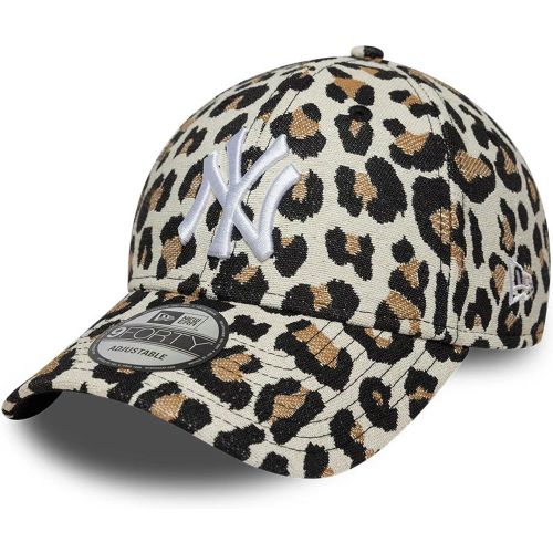 Casquette 9FORTY New York Yankees MLB Leopard Noir unisex - New Era Cap - Modalova