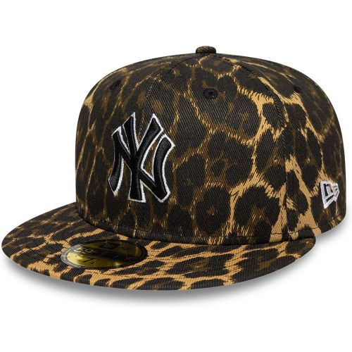 Casquette 59FIFTY Fitted New York Yankees MLB Leopard Noir unisex - New Era Cap - Modalova