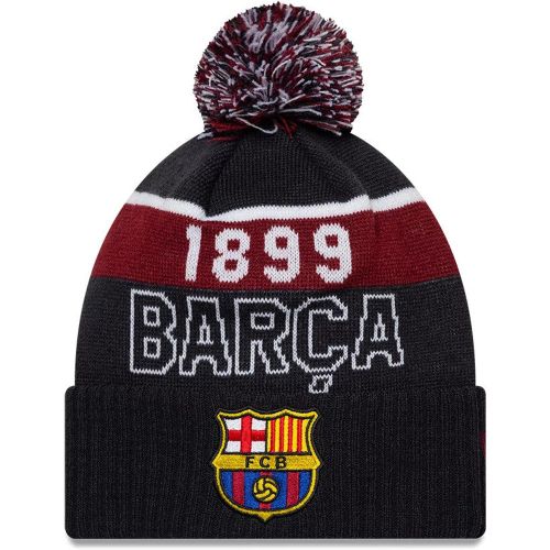 Bonnet à Pompon Core FC Barcelona Bleu marine unisex - New Era Cap - Modalova