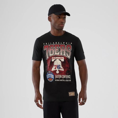T-shirt Philadelphia 76ers NBA Hardwood Classic Noir unisex - New Era Cap - Modalova