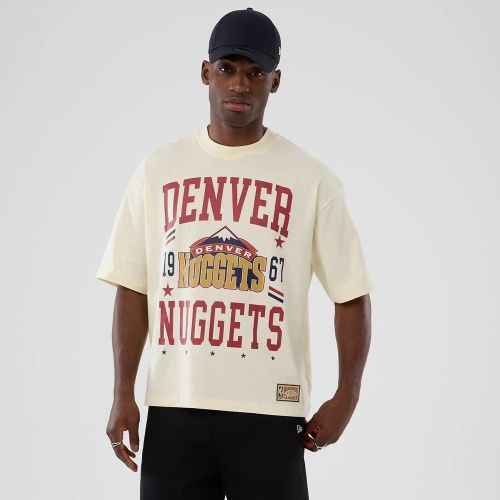 T-shirt Denver Nuggets NBA Hardwood Classic Crème unisex - New Era Cap - Modalova