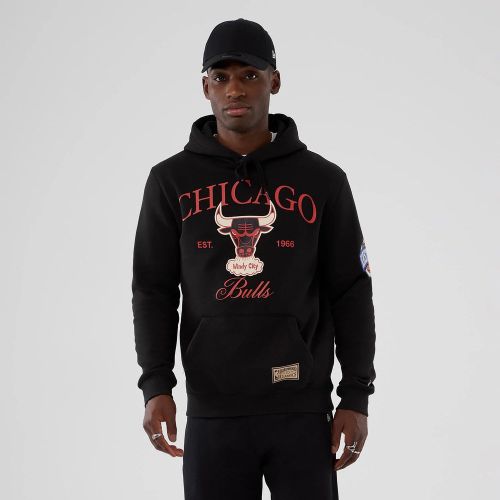 Sweat à Capuche Chicago Bulls NBA Hardwood Classic Noir unisex - New Era Cap - Modalova