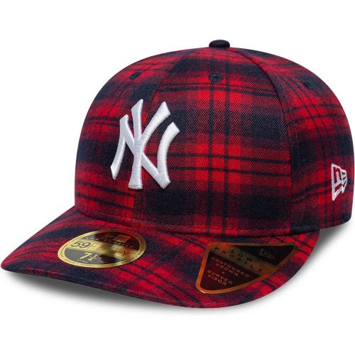 Casquette 59FIFTY Fitted Low Profile New York Yankees MLB Check Rouge unisex - New Era Cap - Modalova