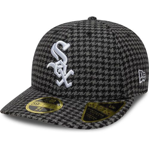 Casquette 59FIFTY Low Profile Chicago White Sox Houndstooth Noir unisex - New Era Cap - Modalova