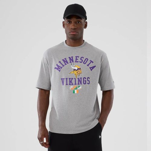 T-shirt Oversize Minnesota Vikings NFL ISG 2025 Gris unisex - New Era Cap - Modalova