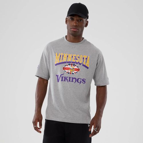 T-shirt Oversize Minnesota Vikings NFL ISG 2025 Gris unisex - New Era Cap - Modalova