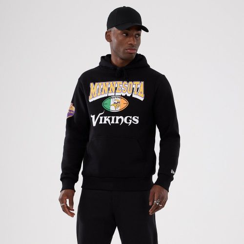 Sweat à capuche Minnesota Vikings NFL ISG 2025 Noir unisex - New Era Cap - Modalova