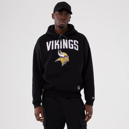 Sweat à Capuche Premium Minnesota Vikings NFL ISG 2025 Noir unisex - New Era Cap - Modalova