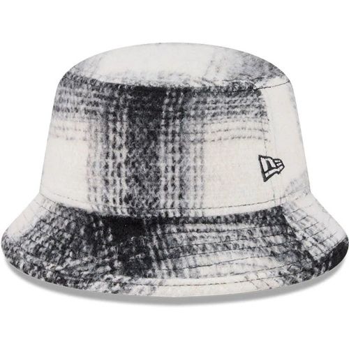 Bob New Era Plaid Noir et Blanc unisex - New Era Cap - Modalova