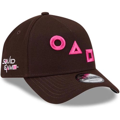 Casquette 9FORTY A-Frame Netflix Squid Game Shapes Marron foncé unisex - New Era Cap - Modalova