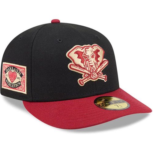 Casquette 59FIFTY Fitted Athletics MLB Team Cards Noir unisex - New Era Cap - Modalova