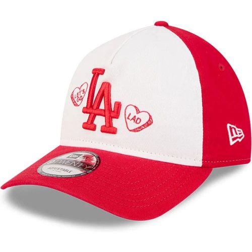 Casquette 9TWENTY A-Frame LA Dodgers MLB Conversation Hearts Rouge unisex - New Era Cap - Modalova