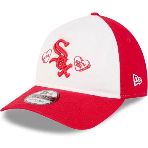 Casquette 9TWENTY A-Frame Chicago White Sox Conversation Hearts Rouge unisex - New Era Cap - Modalova