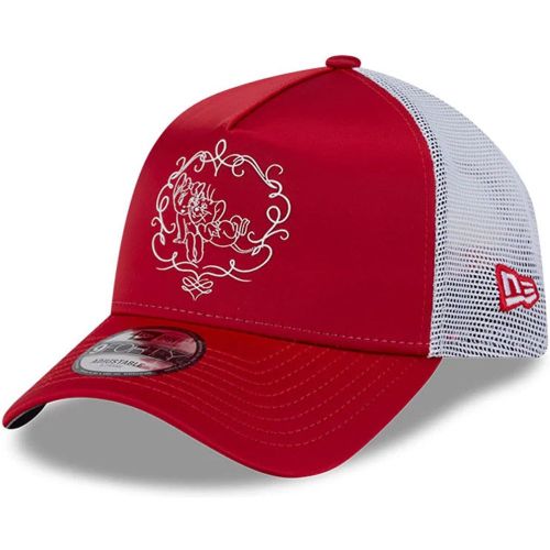 Casquette 9FORTY A-Frame Trucker Tom & Jerry Love Cherie Rouge unisex - New Era Cap - Modalova
