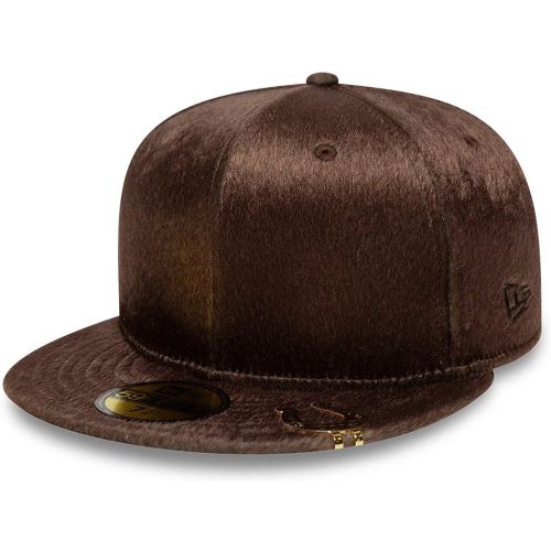 Casquette 59FIFTY Fitted New Era Faux Pony Marron foncé unisex - New Era Cap - Modalova