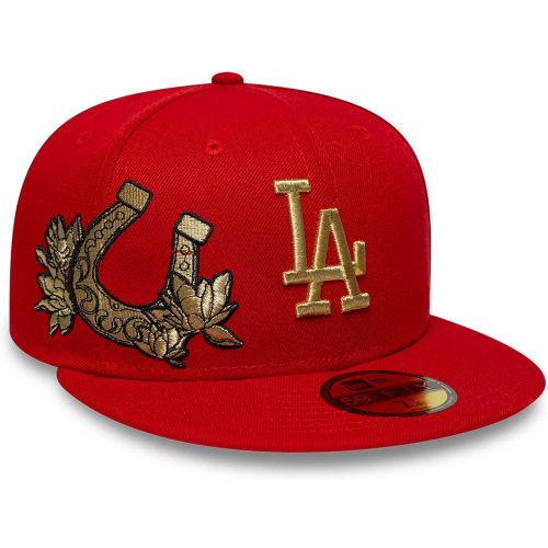 Casquette 59FIFTY Fitted LA Dodgers MLB Horseshoe Rouge unisex - New Era Cap - Modalova