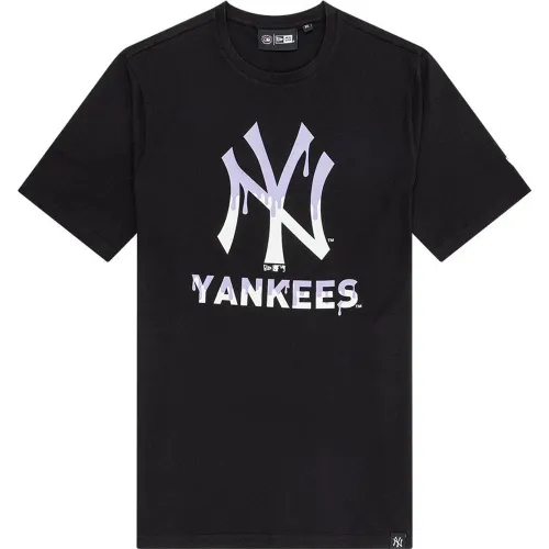 T-shirt New York Yankees MLB Drip Noir unisex - New Era Cap - Modalova