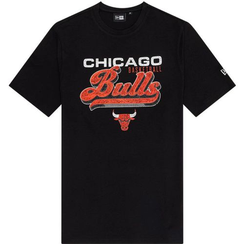 T-shirt Chicago Bulls NBA Wordmark Noir unisex - New Era Cap - Modalova