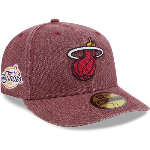 Casquette 59FIFTY Fitted Hardwood Classic Miami Heat NBA Rouge unisex - New Era Cap - Modalova