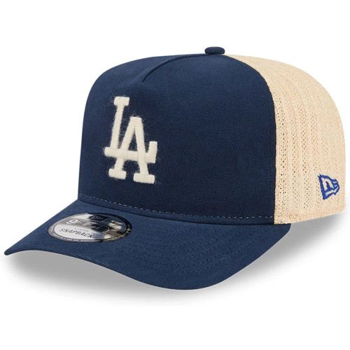 Casquette 9FIFTY A-Frame Snapback Grained LA Dodgers MLB Bleu Foncé unisex - New Era Cap - Modalova