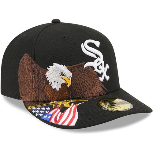 Casquette 59FIFTY Fitted Eagle Chicago White Sox MLB Noir unisex - New Era Cap - Modalova