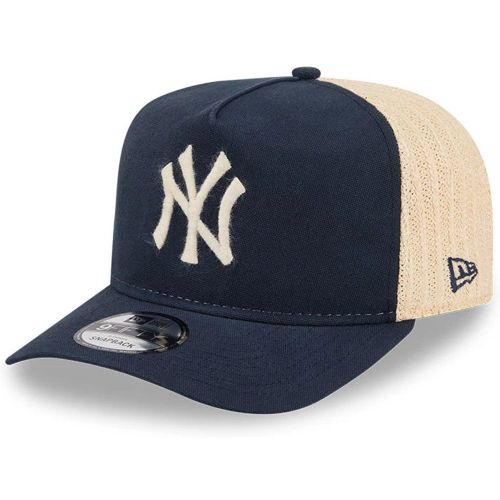 Casquette 9FIFTY A-Frame Snapback Grained New York Yankees MLB Bleu unisex - New Era Cap - Modalova