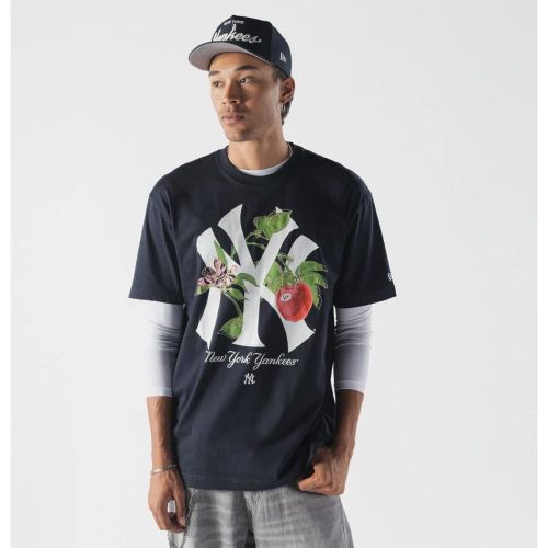 T-shirt Life Graphic New York Yankees MLB Bleu Marine unisex - New Era Cap - Modalova