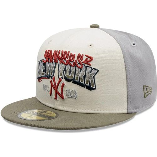 Casquette 59FIFTY Fitted New York Yankees MLB Tagged Gris unisex - New Era Cap - Modalova