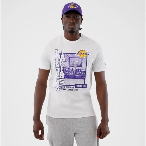 T-shirt LA Lakers NBA Graphic Blanc unisex - New Era Cap - Modalova