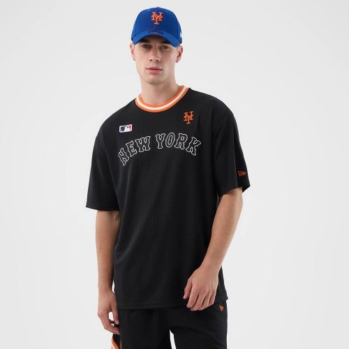 T-shirt Oversize New York Mets MLB Script Noir unisex - New Era Cap - Modalova