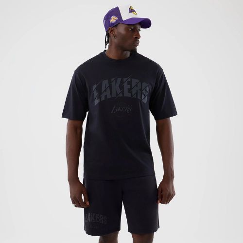 T-shirt Oversize Core Plus LA Lakers NBA Bleu Marine unisex - New Era Cap - Modalova