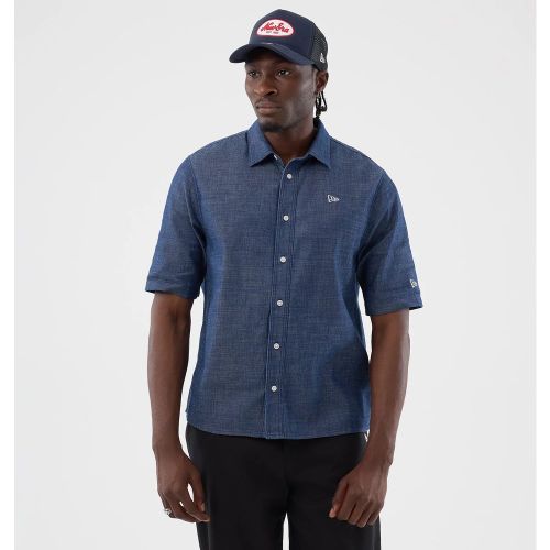 Chemise à Manches Courtes en Jean New Era Bleu unisex - New Era Cap - Modalova