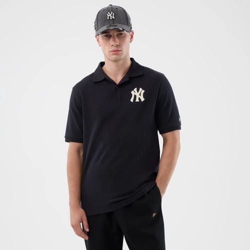 T-shirt Polo Rib New York Yankees MLB Bleu Marine unisex - New Era Cap - Modalova