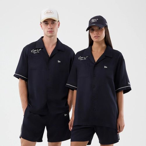 Chemise à Manches Courtes New Era Graphic Revere Bleu Marine unisex - New Era Cap - Modalova