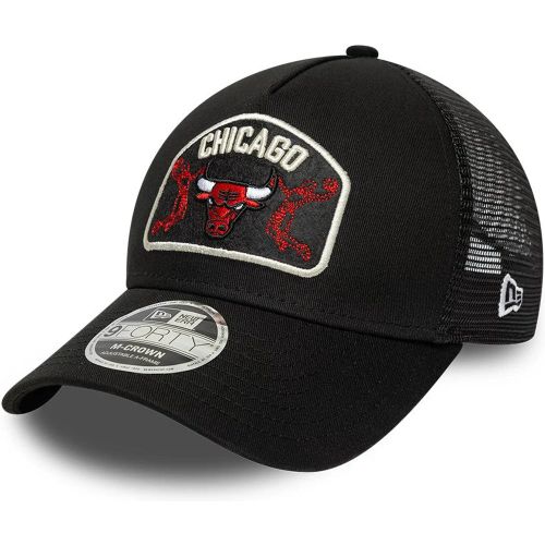 Casquette 9FORTY M-Crown A-Frame Trucker Chicago Bulls NBA Noir unisex - New Era Cap - Modalova