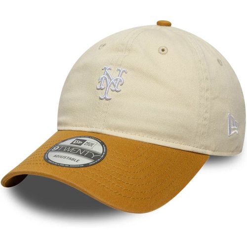 Casquette 9TWENTY Contraste Délavé New York Mets MLB Crème unisex - New Era Cap - Modalova