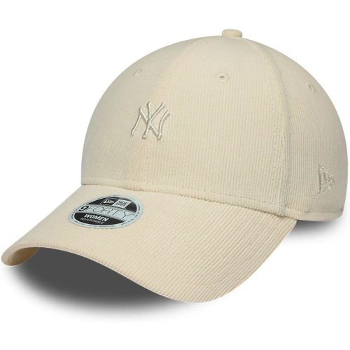 Casquette Femme 9FORTY Velours Côtelé New York Yankees MLB Crème unisex - New Era Cap - Modalova