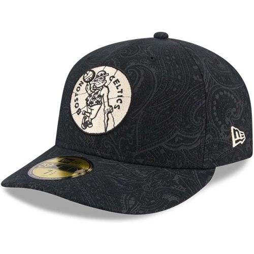 Casquette 59FIFTY Fitted en coton brossé Boston Celtics NBA noire unisex - New Era Cap - Modalova