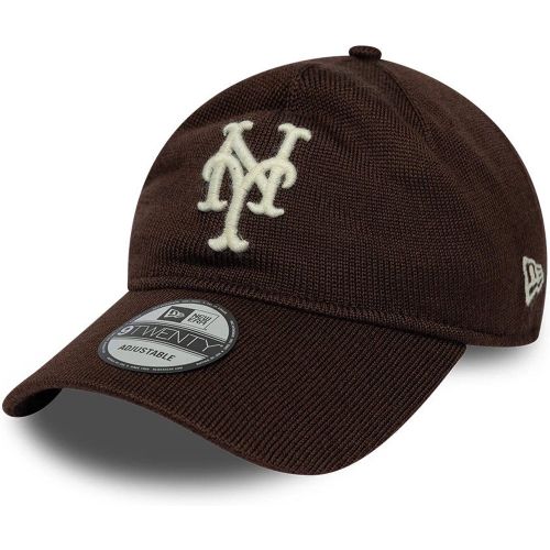 Casquette 9TWENTY en laine de merinos New York Mets MLB marron foncé unisex - New Era Cap - Modalova
