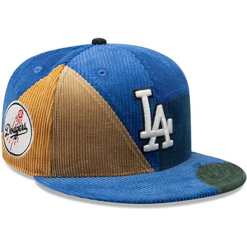 Casquette 59FIFTY Fitted LA Dodgers MLB Patchwork Bleu foncé unisex - New Era Cap - Modalova
