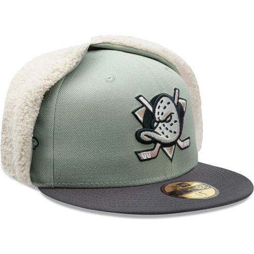 Casquette 59FIFTY Fitted Dogear Anaheim Ducks NHL Patch Vert pastel unisex - New Era Cap - Modalova