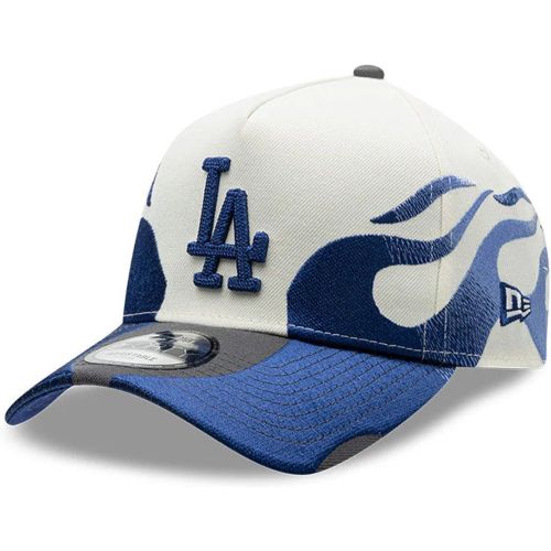 Casquette 9FORTY A-Frame LA Dodgers MLB Flame Crème unisex - New Era Cap - Modalova