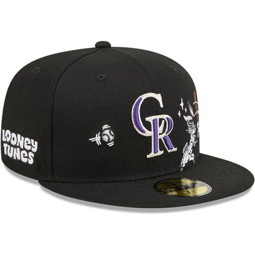 Casquette 59FIFTY Fitted Rockies MLB x Looney Tunes Bugs Bunny Noir unisex - New Era Cap - Modalova