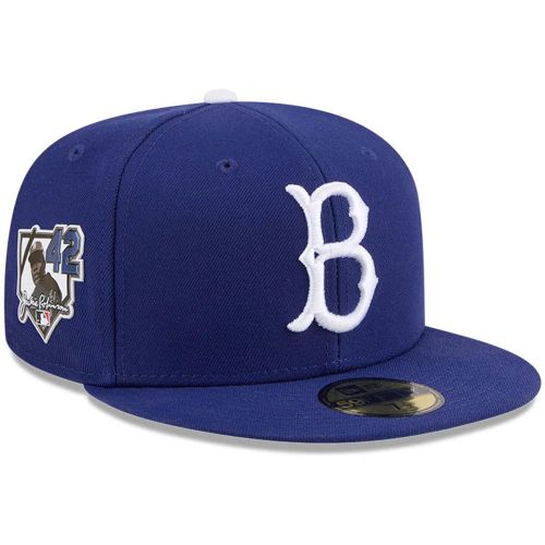 Casquette 59FIFTY Fitted Brooklyn Dodgers Jackie Robinson MLB Bleu unisex - New Era Cap - Modalova