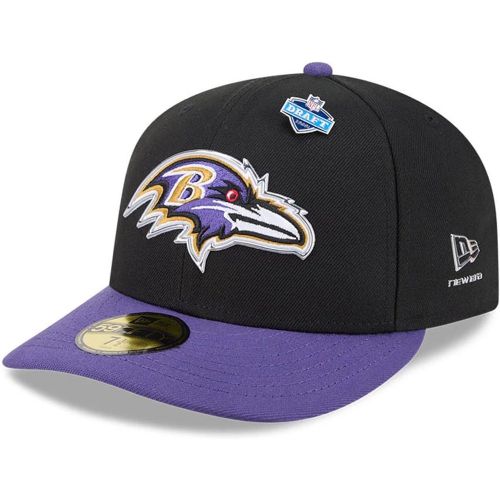 Casquette 59FIFTY Fitted Draft 2026 Baltimore Ravens NFL Noir unisex - New Era Cap - Modalova