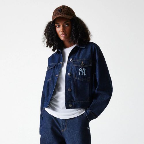 Veste en Jean Femme New York Yankees MLB Bleu Foncé unisex - New Era Cap - Modalova