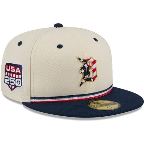 Casquette 59FIFTY Fitted 4th Of July 2026 Detroit Tigers MLB Crème unisex - New Era Cap - Modalova