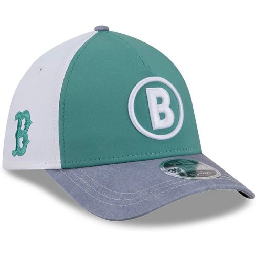 Casquette 39THIRTY M-Crown A-Frame Red Sox MLB City Connect Vert foncé unisex - New Era Cap - Modalova